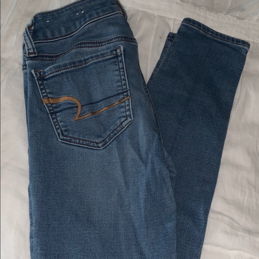 american eagle skinny jeans, jegging, size 00